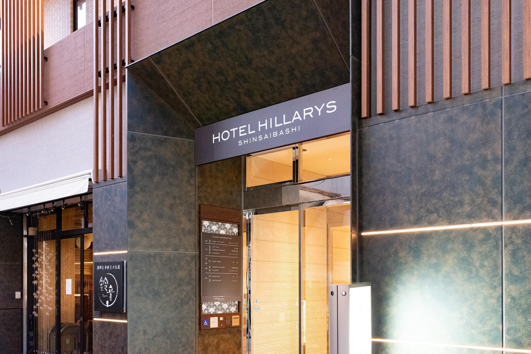 Hotel Hillarys Shinsaibashi Osaka Exterior foto